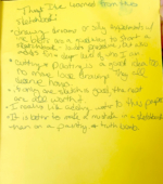 Things I learned in this sketchbook. I've definitely been known to forget what I've learned. To be fair, learning it again is just as exciting as the first time.